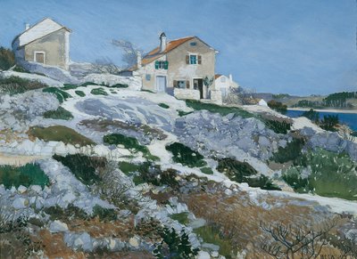 Maisons de pêcheurs à Lussin - Friedrich Beck