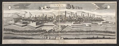 Vue de Lucques - Friedrich Bernhard Werner