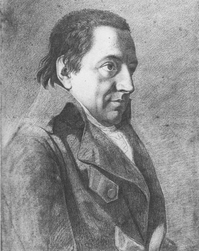 Portrait de Johann Gottlieb Fichte 1762-1814, vers 1800 - Johann Friedrich Bury