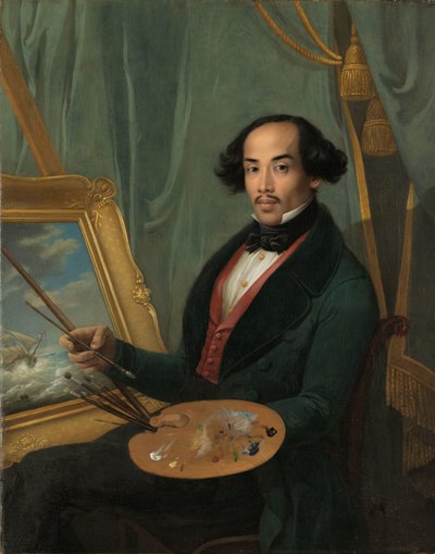 Portrait de Raden Syarif Bustaman Saleh - Friedrich Carl Albert Schreuel (attributed to)