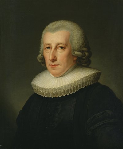 Portrait du Pasteur Johann Bernhard Klefeker - Friedrich Carl Groger