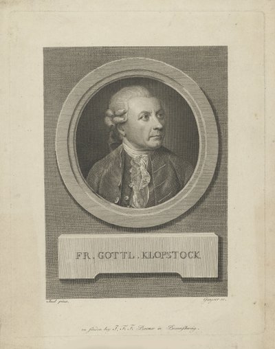 Portrait de Friedrich Gottlieb Klopstock - Friedrich Christian Gottlieb Geyser