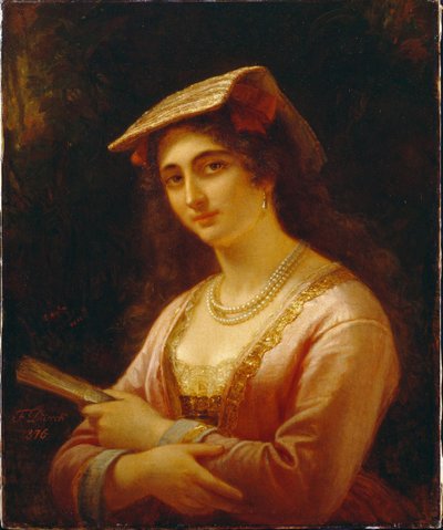 Une femme napolitaine - Friedrich Dürck