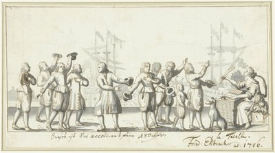 Allégorie sur les négociations de paix en 1706 (?) - Friedrich Ebisch