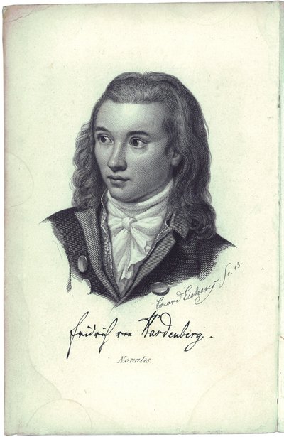 Portrait du poète Novalis - Friedrich Eduard Eichens