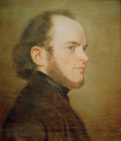 Portrait du jeune Adolph Menzel - Friedrich Eduard Meyerheim