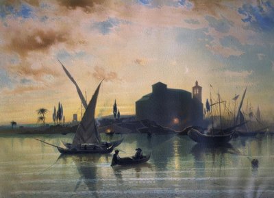 ESPAGNE – VUES DE SÉVILLE – LE GUADALQUIVIR – 1867 - Friedrich Eibner