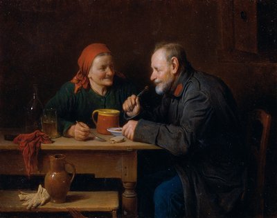 Le déjeuner - Friedrich Friedländer Ritter von Malheim