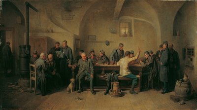 Soldats à la cantine - Friedrich Friedländer Ritter von Malheim