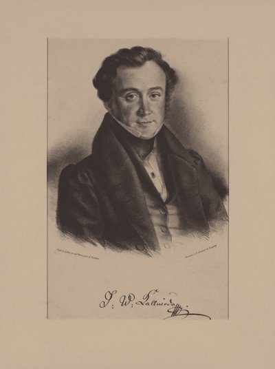 Portrait du compositeur Jan Kalivoda 1801-1866 - Friedrich Gustav Schlick
