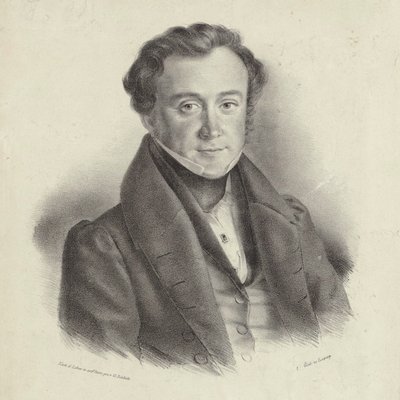 Portrait du compositeur Johann Wenzel Kalliwoda 1801-1866 - Friedrich Gustav Schlick