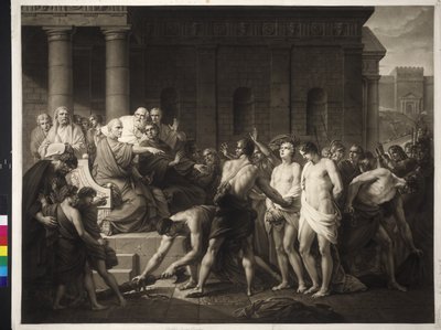 Brutus dénonce ses fils - Friedrich Heinrich Fuger