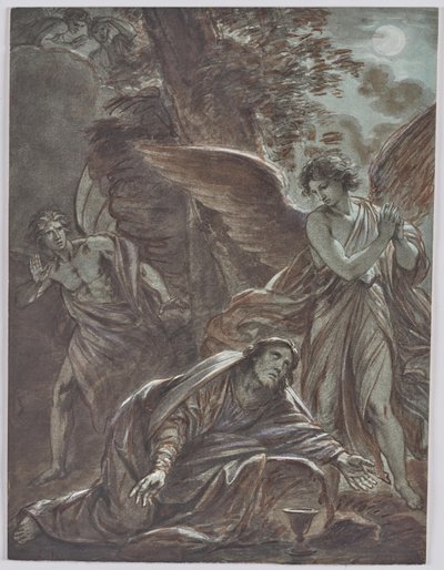 Le Christ au mont des Oliviers - Friedrich Heinrich Fuger