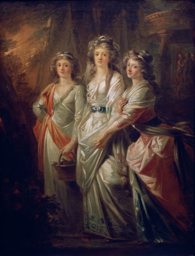 Les comtesses Elisabeth, Christiane et Marie Karoline von Thun - Friedrich Heinrich Fuger