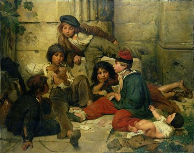 Enfants des rues de Paris, 1852 - Friedrich Karl Hausmann