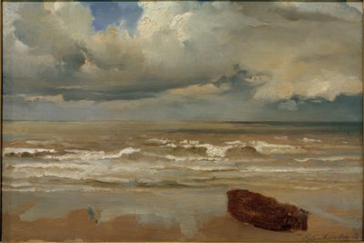 Plage à Blankenberge - Friedrich Karl Hausmann