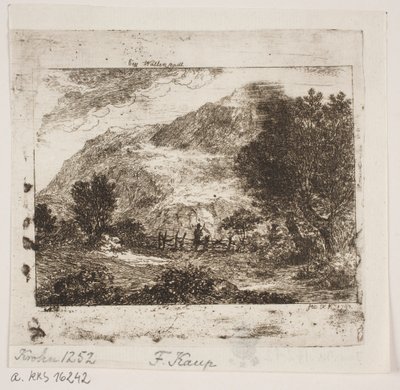Paysage près de Wallenstadt - Friedrich Kaup