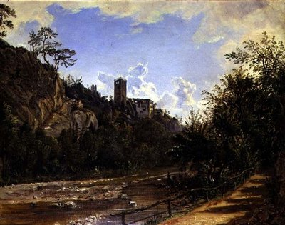 Ruines à Raubenstein - Friedrich Loos