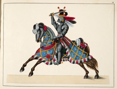 Un chevalier à un tournoi, planche de 
