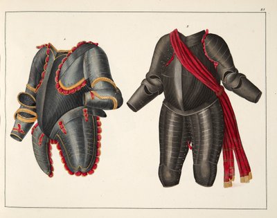 Armure, planche de 