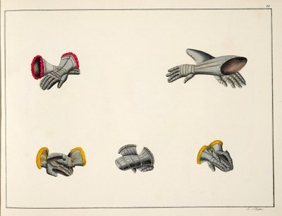 Gants, planche de 