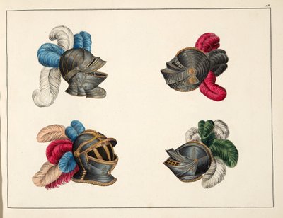 Casques, planche de 