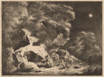 Un vol nocturne - Friedrich Müller