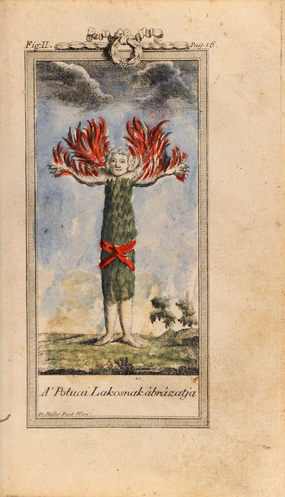 Illustration dans Ludvig Holberg - Le Voyage de Niels Klim au Monde Souterrain - Friedrich Müller