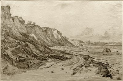 La côte de Brodtener près de Travemünde - Friedrich Nerly