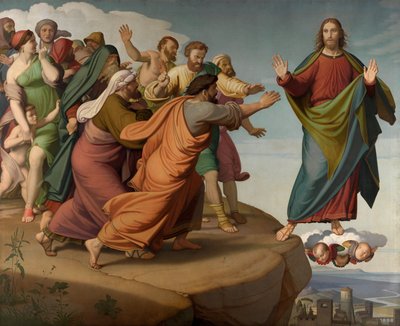 Le Christ échappe aux Pharisiens - Friedrich Overbeck