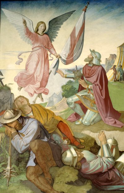 La vision de Godefroy de Bouillon - Friedrich Overbeck