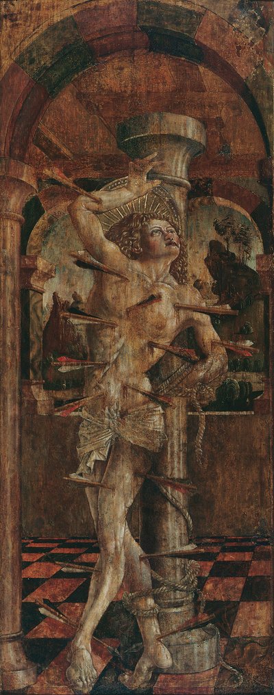 Saint Sébastien (intérieur) et Saint Sébastien (extérieur) - Friedrich Pacher