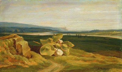 Paysage avec chapeaux de soleil, 1825 - Friedrich Philipp Reinhold