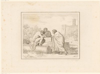 Trois jeunes hommes - Friedrich Rehberg