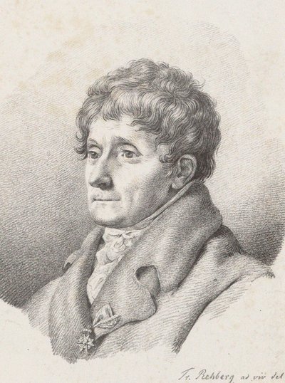 Portrait du compositeur Antonio Salieri - Friedrich Rehberg