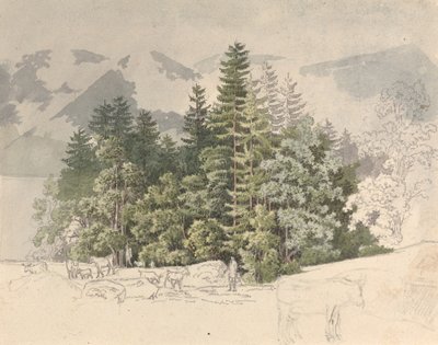 Paysage alpin - Friedrich Salathé