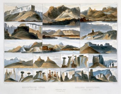 Collines remarquables sur le Haut Missouri - Friedrich Salathé