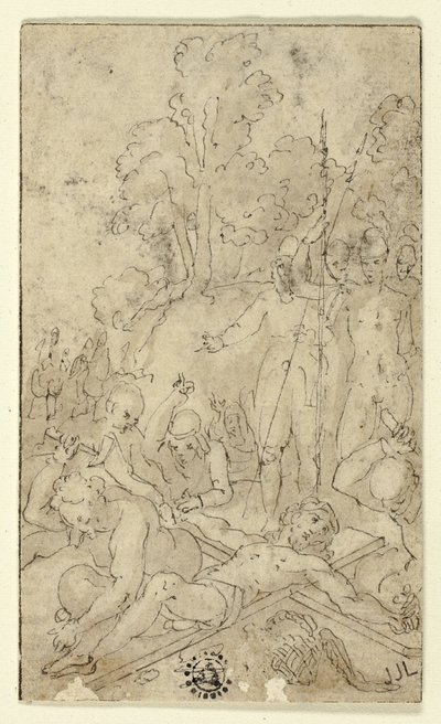Le Christ cloué sur la croix - Friedrich Sustris