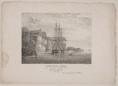La frégate Freya - Friedrich Thøming