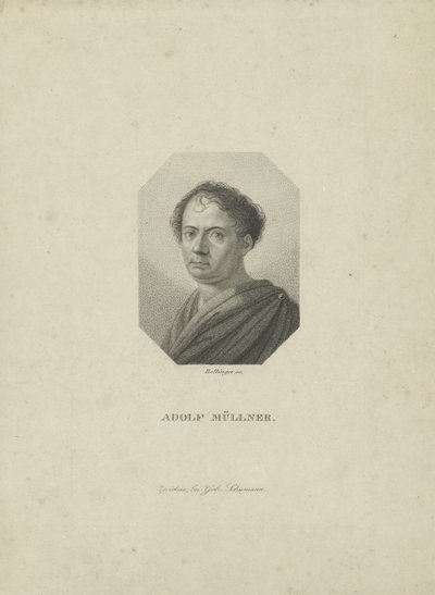 Amandus Gottfried Adolf Müllner 1774-1829, vers 1820 - Friedrich Wilhelm Bollinger
