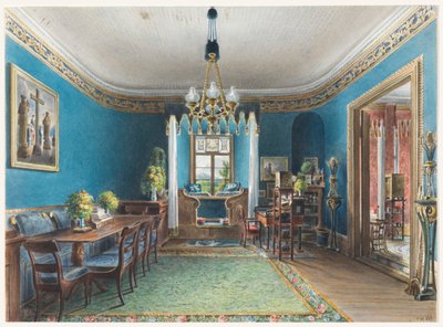 La Chambre bleue, Schloss Fischbach - Friedrich Wilhelm Klose