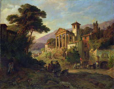 Paysage Italien, 1871 - Friedrich Wilhelm Mueller
