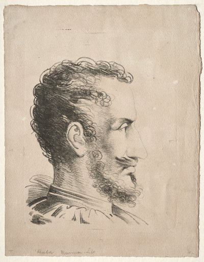 Profil de tête - Friedrich Wilhelm Reuter