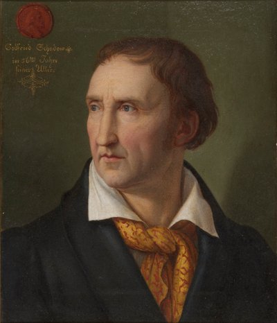 Portrait de Johann Gottfried Schadow 1764-1850, 1819 - Friedrich Wilhelm von Schadow