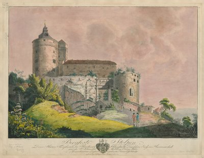 Bergfeste Stolpen, c.1800 - Friedrich or Johann Friedrich Wizani