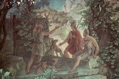 Ulysse chez le porcher Eumée, Scènes de l