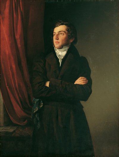 Le peintre Robert Theer - Friedrich von Amerling