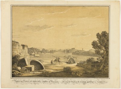 Ruines du temple de Jupiter à Agrigente - Friedrich von Gärtner
