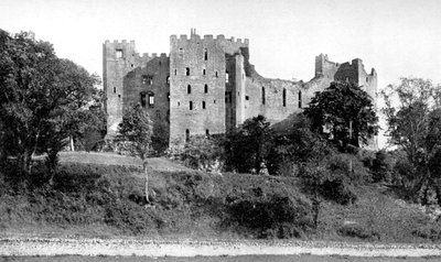 Château de Ludlow, Shropshire, Angleterre, 1924-1926 - Frith and Co