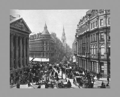 Le Mansion House et Cheapside, Londres, vers 1900 - Frith and Co